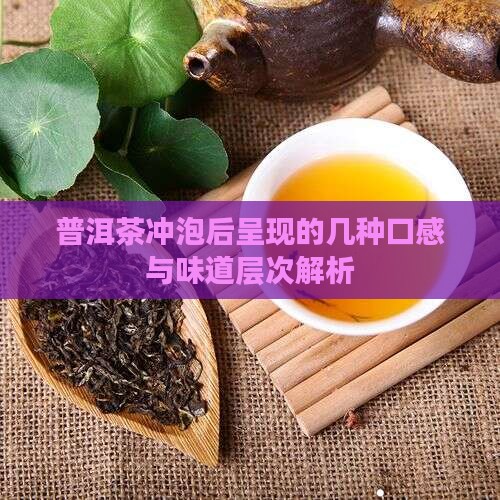 普洱茶冲泡后呈现的几种口感与味道层次解析
