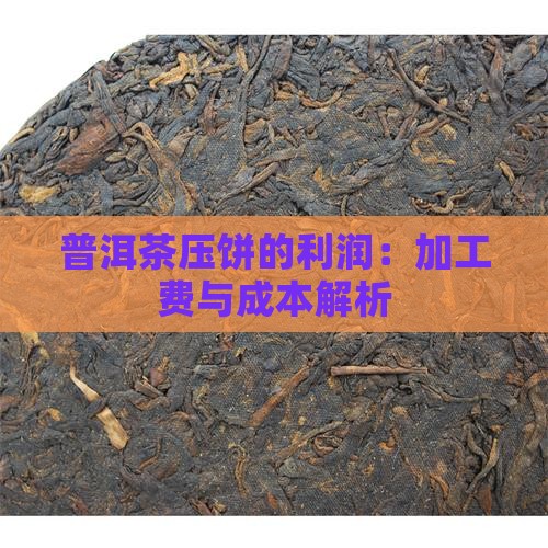 普洱茶压饼的利润：加工费与成本解析