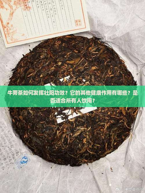 牛蒡茶如何发挥壮阳功效？它的其他健康作用有哪些？是否适合所有人饮用？