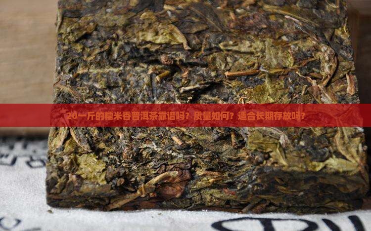 20一斤的糯米香普洱茶靠谱吗？质量如何？适合长期存放吗？