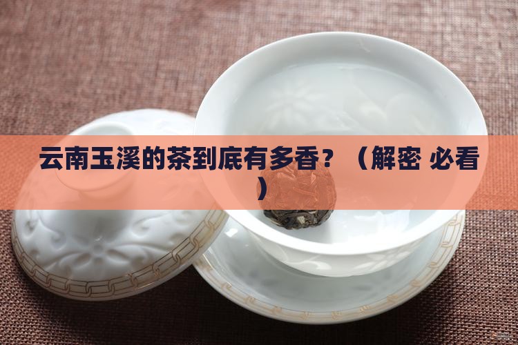 云南玉溪产什么茶叶