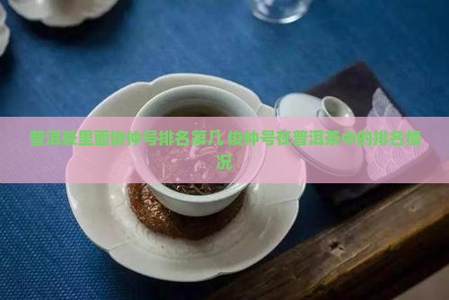 普洱茶里面俊仲号排名第几