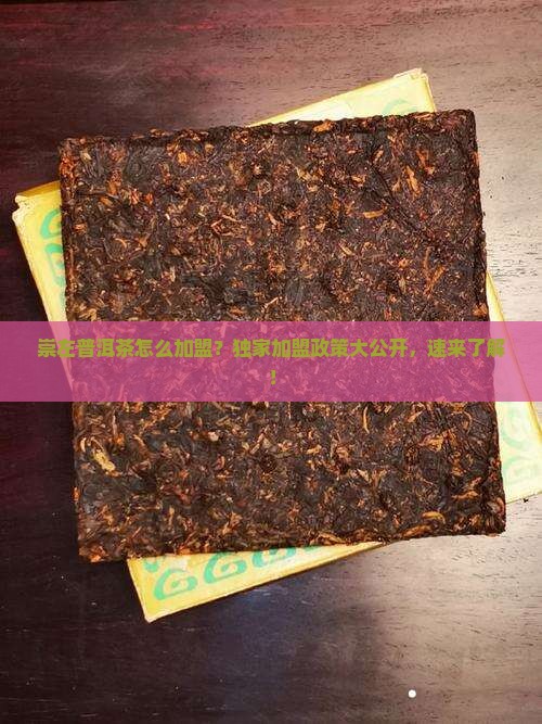崇左普洱茶怎么加盟