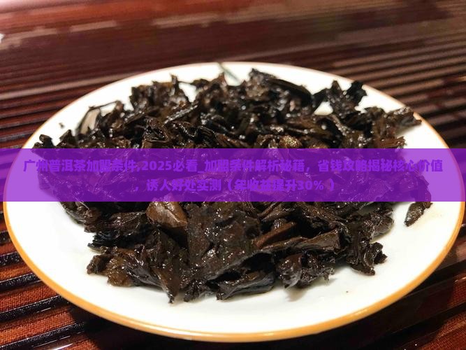 广州普洱茶加盟条件