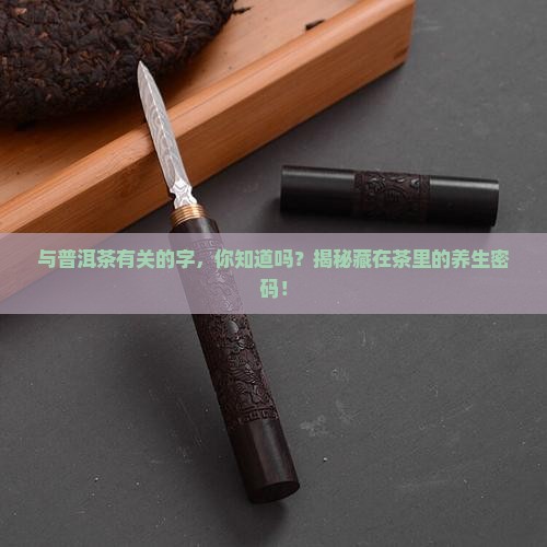 与普洱茶有关的字