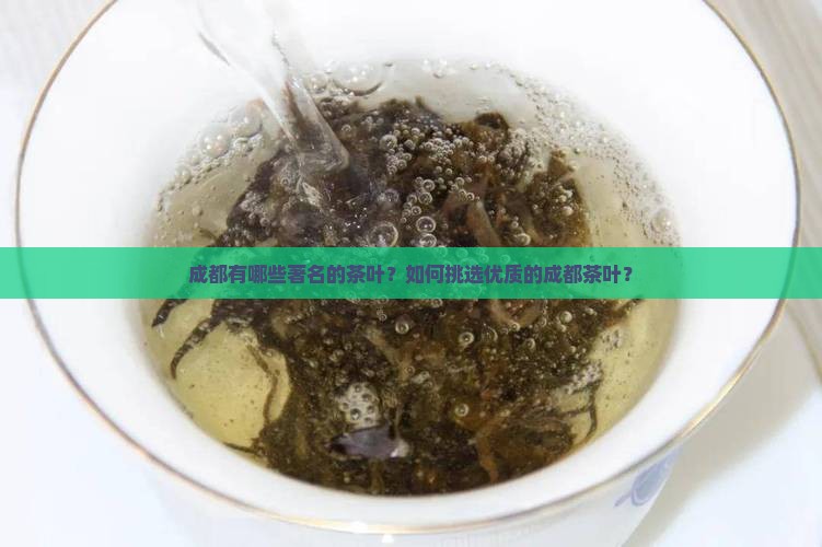 成都有哪些著名的茶叶？如何挑选优质的成都茶叶？