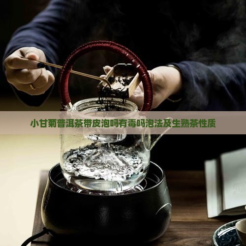 小甘菊普洱茶带皮泡吗有毒吗泡法及生熟茶性质