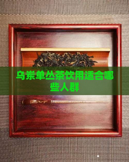 乌岽单丛茶饮用适合哪些人群