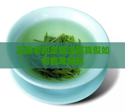 正宗老班章普洱茶真假如何精准辨别