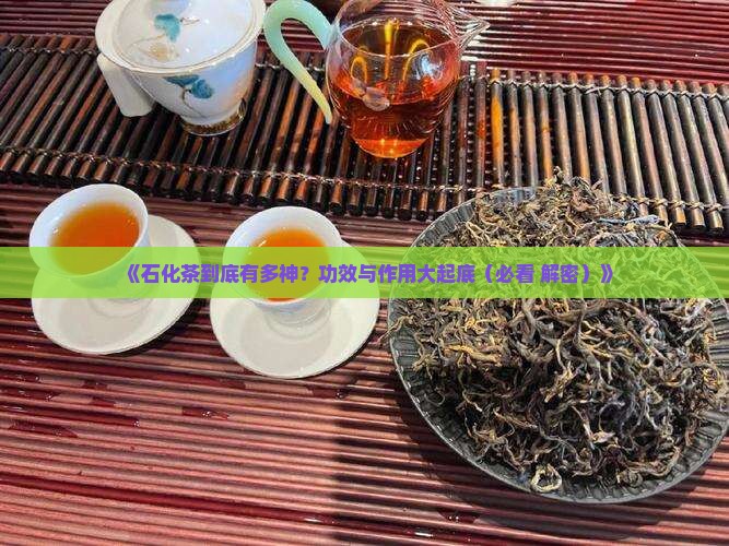 石化茶的功效与作用