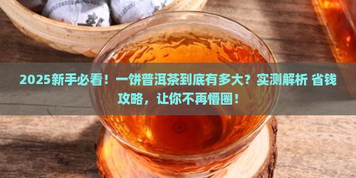 一饼普洱茶的尺寸