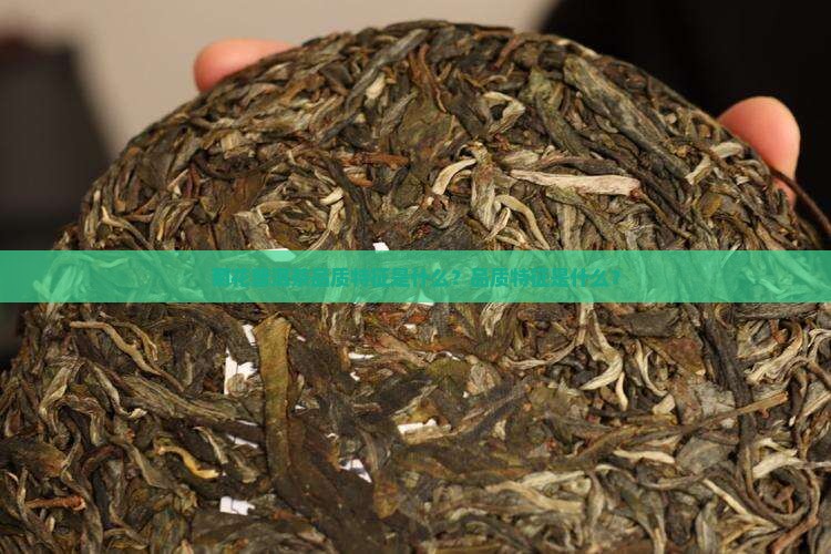 菊花普洱茶品质特征是什么