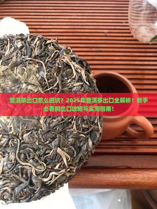对普洱茶的出口的建议