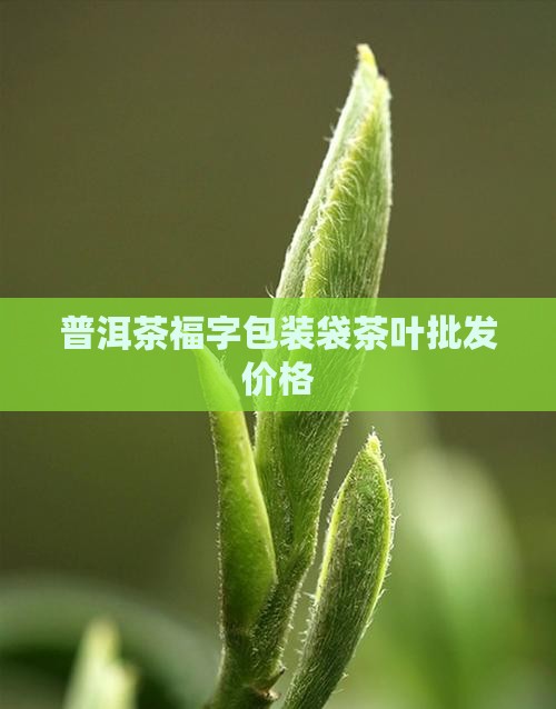 普洱茶包装纸袋福字