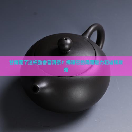 甘肃特制的勐舍普洱茶