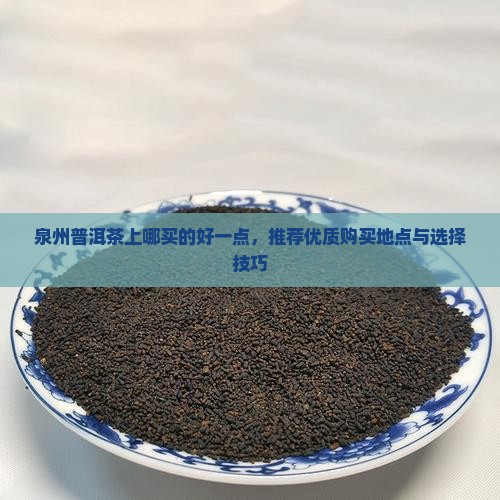 泉州普洱茶上哪买的好一点