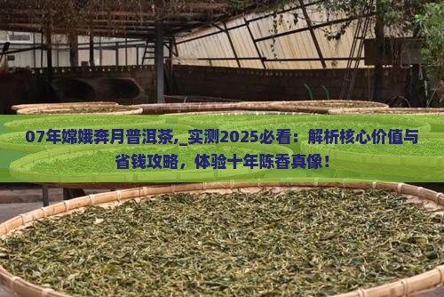 07年嫦娥奔月普洱茶