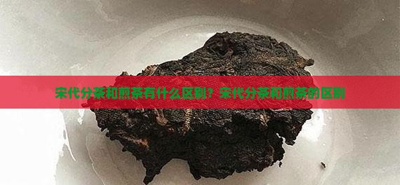 宋代分茶和煎茶有什么区别