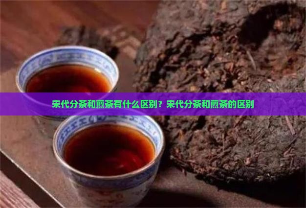 宋代分茶和煎茶有什么区别