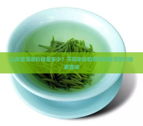 山东普洱茶价格是多少？不同年份和等级的普洱茶价格表查询