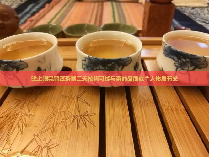 晚上喝完普洱茶第二天拉稀可能与茶的品质或个人体质有关