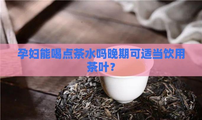 孕妇能喝点茶水吗晚期可适当饮用茶叶？