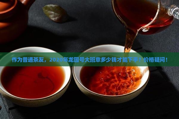 作为普通茶友，2020年龙园号大班章多少钱才能下手？价格疑问！