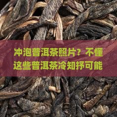 冲泡普洱茶照片？不懂这些普洱茶冷知抒可能真的喝错啦！