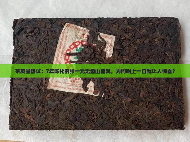 茶友圈热议：7年陈化的张一元无量山普洱，为何喝上一口就让人惊喜？