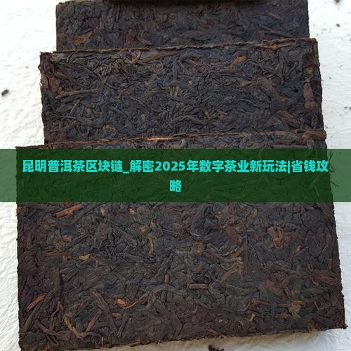 昆明普洱茶区块链