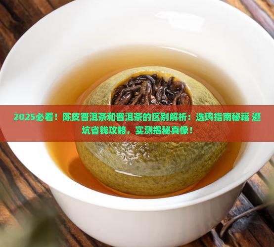 陈皮普洱茶和普洱茶的区别