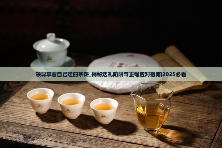 领导拿着自己送的茶饼
