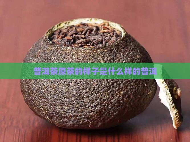 普洱茶原茶长啥样子的