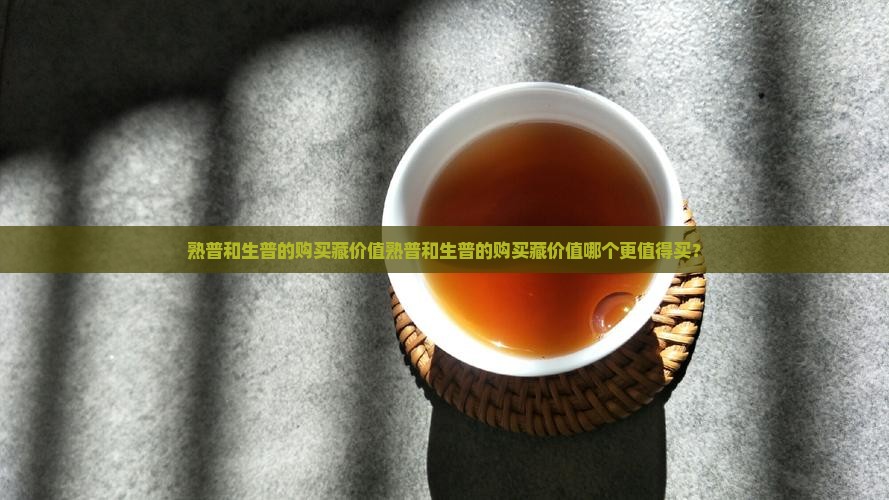 熟普和生普的购买藏价值