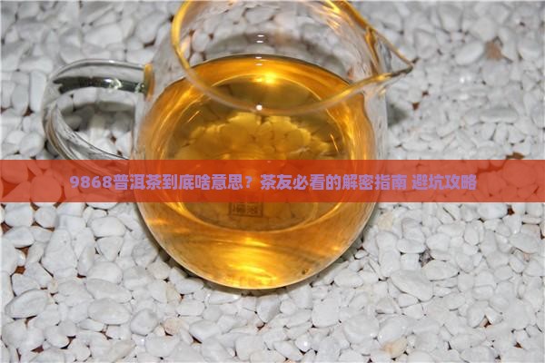 普洱茶9868什么意思