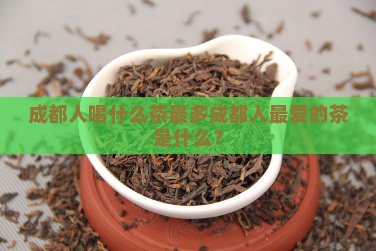 成都人喝什么茶最多