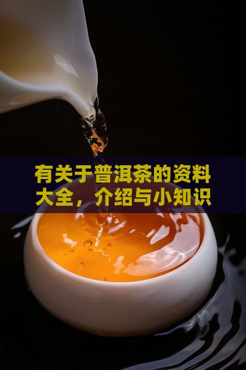 有关于普洱茶的资料
