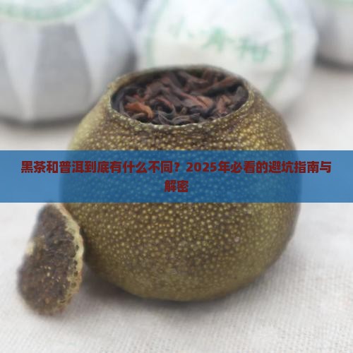 黑茶和普洱的区别