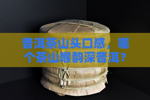 什么山头普洱茶喉韵深