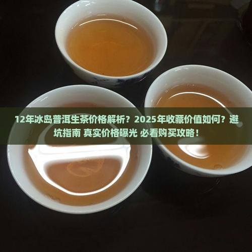 12年冰岛普洱生茶价格