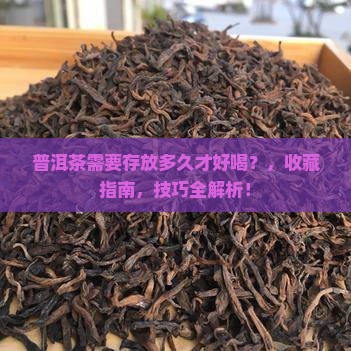 普洱茶需要存放多久才好喝
