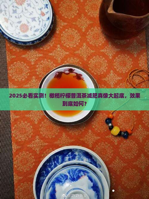 橄榄柠檬普洱茶能减肥吗