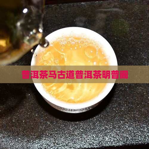 普洱茶马古道明普阁