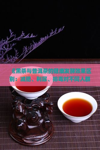 《黑茶与普洱茶的健康发酵效果区别：减肥、利尿、排毒对不同人群的原料影响分析》