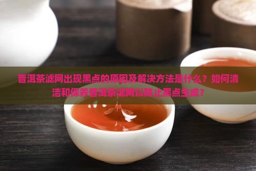 普洱茶滤网出现黑点的原因及解决方法是什么？如何清洁和保养普洱茶滤网以防止黑点生成？