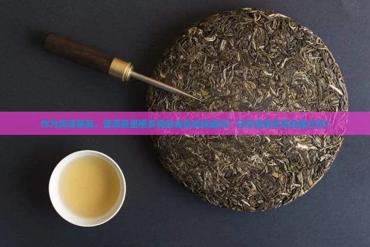 作为资深茶友，普洱茶里梗多真的会影响味道吗？日常泡茶怎样处理才好？