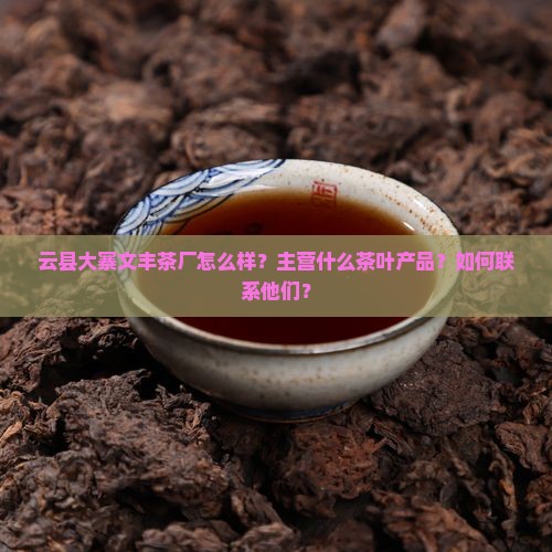 云县大寨文丰茶厂怎么样？主营什么茶叶产品？如何联系他们？