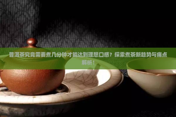 普洱茶究竟需要煮几分钟才能达到理想口感？探索煮茶新趋势与痛点解析！