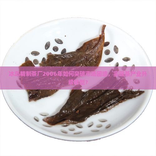 冰岛精制茶厂2006年如何突破市场困境，实现茶产业升级转型？