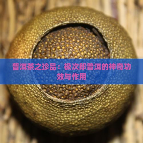 普洱茶之珍品：极次郎普洱的神奇功效与作用